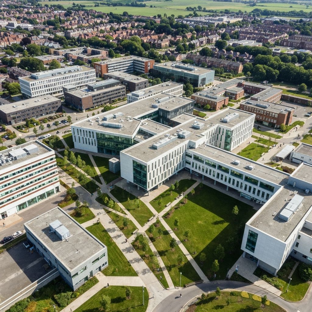 University of Brighton キャンパス全景