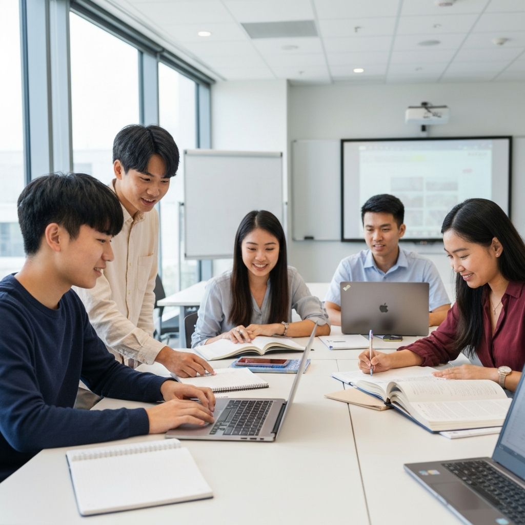 パスウェイプログラムで学ぶ留学生たち